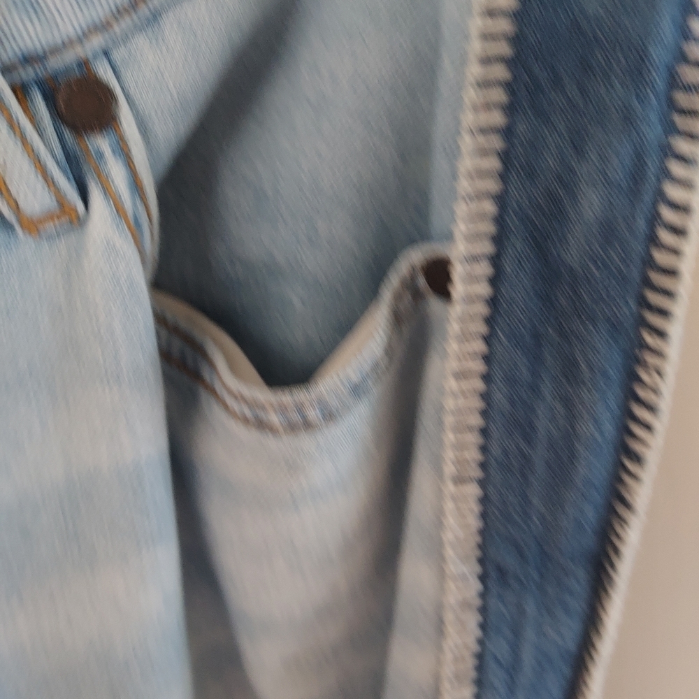 Johnny Was High Waist Wide Leg  Light Blue Denim - Picture 5 of 11